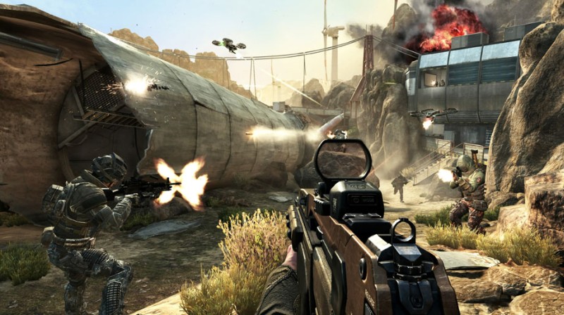 Winning multiplayer screenshot from Black Ops 2 Turbine